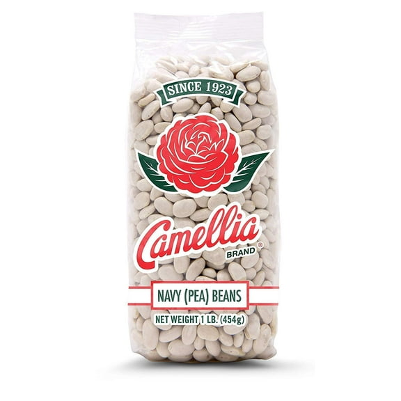 Camellia Navy Beans Peas 1 Pound - 6 Pack
