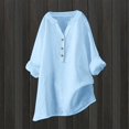 thumbnail image 2 of Women's Loose Fit Button Down Blouse Casual Long Sleeve Shirt Comfortable Stylish Tops for Everyday Wear, 2 of 2