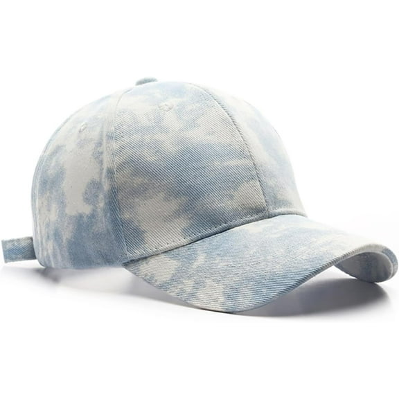 Graffiti Baseball Cap Tie-Dye Hat Hip Hop Hat Adjustable for Men and Women