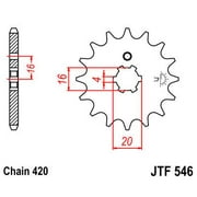 Front & Rear Sproket Kit for YAMAHA MX100 F,G,H,J,K-USA 79-83 JT Sprockets