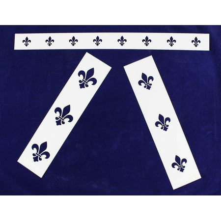 - Fleur-De-Lis Border Stencils - 3 Piece Set