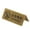 Gold No Smoking Chinese and English, variant on NFTIGB Metal Table Top Sign Strong Stainless Steel Double Sided Gold Tabletop Sign Reserved, 4.7 in