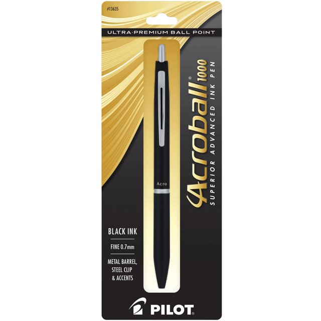 Bolígrafo PILOT Acroball 1000 UltraPremium Negro