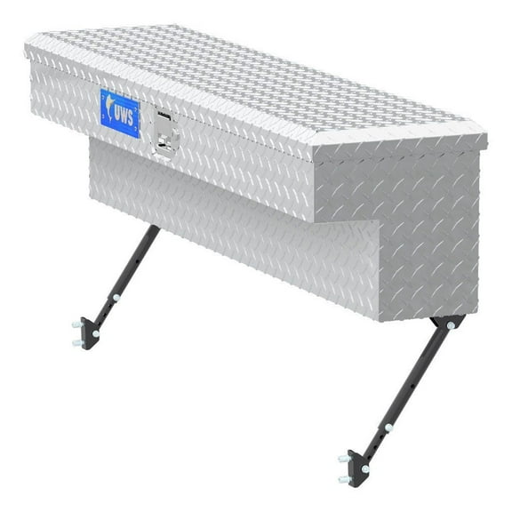 UWS EC30091-MK2 48 In Bright Aluminum Truck Bed Side Tool Box, Silver