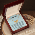 thumbnail image 6 of To Granddaughter Reach For Your Dreams From Grandmother Inseparable Necklace, 6 of 20