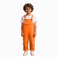 thumbnail image 6 of UAYOTSE Kids Straight Leg Baggy Bib Overalls Boys Girls Adjustable Strap Summer Casual Jumpsuits Cotton Preppy Clothes Cute Romper,Sizes 13-14 Years, 6 of 8