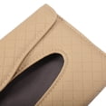 thumbnail image 6 of Unique Bargains Tissue Holder Sun Visor Napkin Holder Visor Tissue Case PU Leather Beige for Car SUV Truck, 6 of 6
