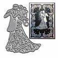 thumbnail image 1 of Troqueles de corte HGSALK para boda: silueta de novio y vestido de novia, 1 of 9