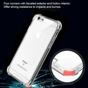 Apple iPhone 6 / 6S Phone Case Clear Shockproof Hybrid Bumper Gummy Rubber Silicone Gel Shock Absorption Cover Highly Transparent Clear Phone Case Cover for Apple iPhone 6S, iPhone 6