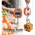 thumbnail image 2 of Mini Portable Electronic Scale Crane Scale LCD Digital Scale for Hanging Pig Sheep Livestock Hook 300lb/150Kg (Color : Black, Size: 150kg/50g), 2 of 4