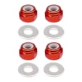 thumbnail image 1 of Juego de Tuercas de bloqueo de rueda M3 Sunnimix para Wltoys 144001 rojo, 1 of 4