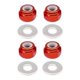thumbnail image 1 of Juego de Tuercas de bloqueo de rueda M3 Sunnimix para Wltoys 144001 rojo, 1 of 4