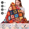 thumbnail image 6 of Throw Blanket Mexican Talavera Tile Blankets for Bed Sofa Couch Vintage Turkish Flannel Fleece Throw Blanket for Adults Kids Home Decor Soft Blanket Home Décor, 6 of 6