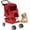 Red, variant on YRLLENSDAN Pet Gear Dog Stroller Small Dogs, Folding Cat Stroller with Cup Holders 4 Wheel Pet Strollers for Small Dogs Puppy Stroller Travel Carrier Dog Stroller for Medium Dogs, Red
