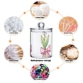 thumbnail image 4 of Pastel Bows on Flowers Translucent Plastic Cans Storage Canisters with Lid Set of 4, 4 of 7