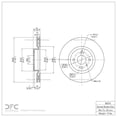 thumbnail image 4 of Dynamic Friction Company Front Disc Brake Rotor 600-80073 (1) For 2016-2022 Mazda MX-5 Miata, 2017-2020 Fiat 124 Spider, 4 of 4