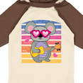 thumbnail image 4 of Inktastic Australian Koala Cool Sunset Girls Long Sleeve Baby Bodysuit, 4 of 5