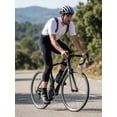 thumbnail image 6 of Qualidyne Men’s 3/4 Cycling Bib Tights, 4D Padded Bike Capris with Breathable Stretch Fabric for Road Riding & MTB, 6 of 7