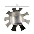 thumbnail image 5 of Ludlz French Nail Trimmer Stainless Steel French Tip Cutters Smile Line Cutter Edge Manicure DIY Plate Module Nail Cutter Plate U-Shaped Nail Art Making Rust-Proof Manicure Edge Trimmer for Female, 5 of 8