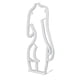 thumbnail image 3 of LED Lady Back Neon Sign Naked Lady lámpara de LED neón decoración de pared para Bar KTV fiestas señales USB o batería PowerPink Light, 3 of 10