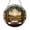 Acrylic 3.5 Inch, variant on Round Book Suncatcher, Stained Glass Style Open Page Window Panel, Decorative Home Accent Gift