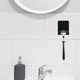 thumbnail image 4 of Soporte de baño sin perforación blanco, almacenamiento de sombreros y bolsos detrás de la puerta, 4 of 6