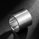 thumbnail image 2 of Anillo de titanio de Color plateado opaco para hombres, foto personalizada, anillo personalizado, anillo grabado, 18mm, 2 of 4