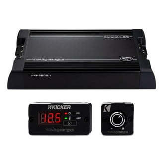 KICKER CXA1200.1 1200 Watt Mono Amp & 1/0AWG Power Kit - Walmart.com