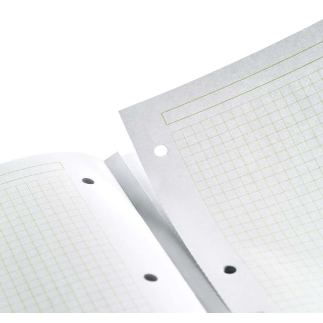 Miquelrius 8.25 x 11.75 A4 Wirebound Notebook, 6-Subject, Graph Paper, Black
