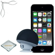 Apple iPod touch Space Gray 64GB (6th Generation) - Mushroom Bluetooth Wireless Speaker/Ipod Stand - Quality Photo cloth