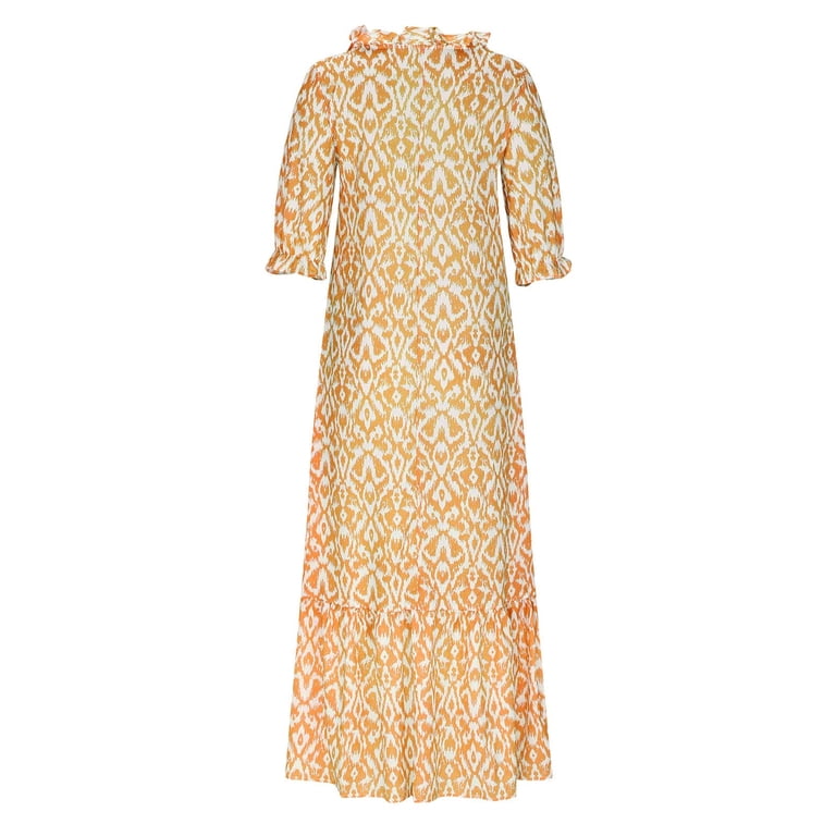 gold brunch dress Sundream Mini Dress Yellow/Cream / M