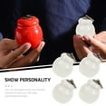 thumbnail image 5 of MEIBUTYUP Ceramic Balm Jars White Vintage Tea Canisters for Home Airtight Sealed 4Pcs, 5 of 6