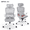 Light Gray, variant on SIHOO B100 Se Office Chair, Deak Chairs with Cotton Seat & Dual-Back, 2D Headrest & Flip-up Armrest, Comfort Mesh Ergonomic Chair for Home Office, Teen, 300lbs, Light Gray