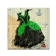 thumbnail image 2 of Trademark Fine Art "Black n Green Swirls" Canvas Art by Roderick Stevens, 2 of 4