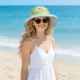 thumbnail image 3 of Bucket Sun Hat Cute Cap for Women Fashion Fold-up Brim Packable Summer Beach by Solaris, 3 of 7