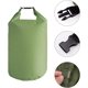 thumbnail image 4 of 3 bolsas impermeables, bolsa impermeable, ligera, para snorkel y a la deriva, color verde militar (5 L, 10 L y 20 L), 4 of 5
