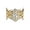 Gold, variant on Antique Gold Lace Flowers Cocktail Rings for Women Cubic Zirconia Diamond Statement Wedding Party Engagement Stackable Ring Open Adjustable Middle Finger Band Comfort Fit Jewelry for Wife Mom