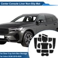 thumbnail image 2 of Alfombrilla antideslizante para automóvil para Volvo XC60 2018-2020, alfombrilla de puerta antideslizante de PVC, caja de brazo de puerta, alfombrilla de almacenamiento blanca 14 Pcs, 2 of 6