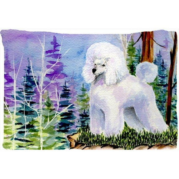 20.5 x 30 in. Poodle Moisture Wicking Fabric Standard Pillowcase