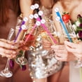thumbnail image 3 of Pajitas de pene para despedida de soltera, 10 piezas, de plástico, para bebida desnuda, para despedida de soltera, decoración de Bar nocturno, suministros para novia, 3 of 4