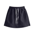 thumbnail image 5 of Teylalorva Girls Mini Skorts Cotton Breathable Elastic Waist with Pocket Summer Casual Sports Skorts Black Size 2, 5 of 8
