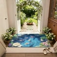 thumbnail image 5 of ERK 1Pcs Optical Rug 3D Optical Door Mat For Home Terrace Porch Entrance AntiSlip Visually Striking Optical Carpet For Modern Interiors 3D Carpet With Dynamic Depth For Home Entryway, 5 of 5