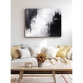 thumbnail image 4 of Black Gray White Wall Art for Living Room,Canvas Picture Wall Decor for Bathroom Bedroom,Minimalism Abstract Ombre Aesthetic Painting Artwork for Office Kitchen Hallway Dining Room Home Decor 12"x16", 4 of 8