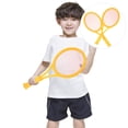 thumbnail image 2 of Parent-child Sports Outdoor Tennis Racket Set Kids Palying Badminton Rackets (Large Size Racket + 2pcs Tennis + 2pcs Badminton), 2 of 7