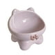 thumbnail image 1 of Tazón de gato inclinado tazón anti skid shurdy mascotas de alimentación de mascotas para perros de cachorro gatito violeta, 1 of 8