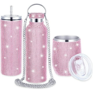Ludlz Rhinestone Thermos Cup, Stainless Steel Thermal Bottle, High-end  Insulated Thermos Coffee Cups, Diamond Bling Vacuum Flask Mug with Hanger  Best