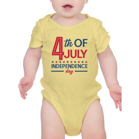 4Th July Stars Banner Bodysuit Infant -Image by Shutterstock, 24 Months