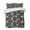 Snow Black, variant on Black White Floral Summer Quilt Set King Size,Soft Microfiber Quilted Bedding Set with 2 Pillow Shams,Farmhouse Vintage Botanical Leaves Lightweight All Season Bedspread Coverlet for Bedroom 96"x106"