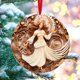 thumbnail image 5 of XWSHYW Adornos Colgantes Colgante de Ángel de Navidad, Árbol de Navidad Acrílico, Colgante Decorativo, 5 of 6