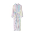 thumbnail image 3 of VISgogo Vestido Casual para Mujer, Color Sólido/Rayas/Contraste de Color Impreso Manga Larga Cuello en V Vestido Largo VISgogo moda, 3 of 9